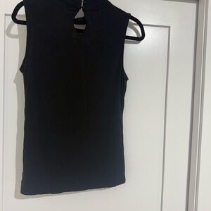 Premise Black Sleeveless Blouse